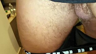 Stepbrother jerks off during amazing Italian creampie