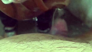 Nurse Assists Patient with Cum Extraction