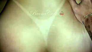 blonde wife enjoys a relaxing session with her partner