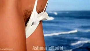 Imagine hairy bush in micro bikini dancing publicly?