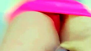 feeling the sensation of rubbing my limp little clitty while pissing