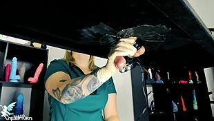 Naughty nurse MILKS patient with TOYS!