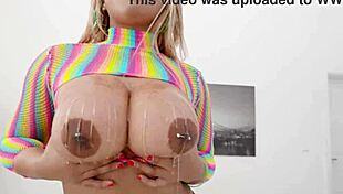 Curvy Avery Jane's first DAP gangbang 😈