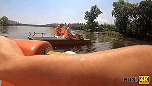 Hunt4k gorgeous chick gets naked and does it with boy next to hubby