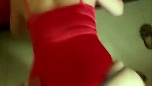 French Amateur In Red Satin Lingerie Gets Pussy Fucking With Dirty Talk