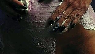 Messy Food Birthday Cake Girl Experiences Joyful Fetish Celebration