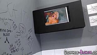 smashed gloryhole teen 18+ sucks big black cock in garage