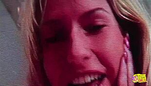 Two blonde lesbians use sex toys to achieve intense orgasms