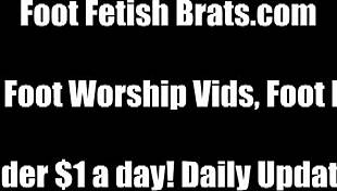 My Cute Little Chocolate Toes Need Sucking