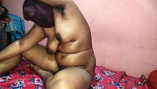 Watch this telugu wife give a deepthroat blowjob to her husband, her huge tits bouncing?