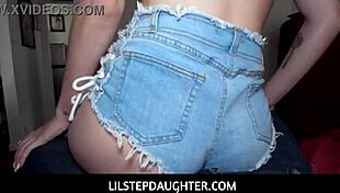 Angel Young Seduces Stepdad for Cellphone