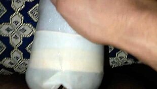 after cumming he fucks her pussy