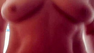 Hot wife fucks pillow first time