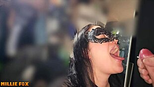 Mega cumshot compilation - milf swallows big loads of cum - millie fox