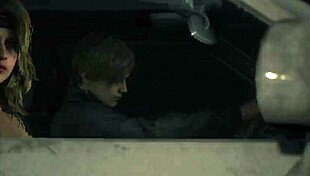 Topless Fitness Claire Redfield