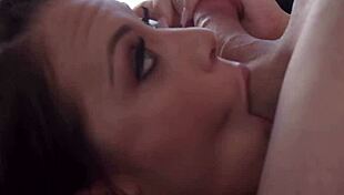 Happy wife Audrey Miles enjoys fucking a family friend