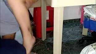 After seeing my sister's hot photos, she fucked me wildly.