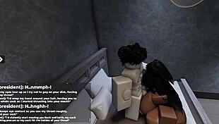 Roblox Thick Ebony Makes Me Play With Her Huge Tits