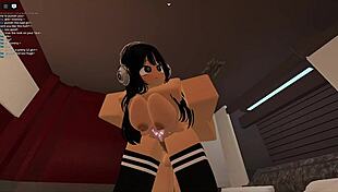 Futa Fucks Slut in Roblox Condo