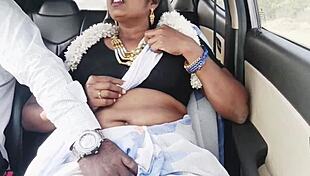 beautiful bhabi fucks husband's brother in car with telugu dirty talks