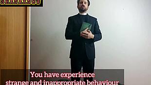 Halloween Priest Conjures Exorcism Ritual