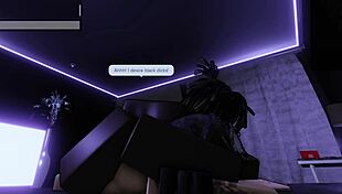 Roblox Goth Slut! Fucked by BBC Bull!