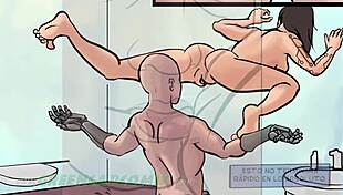 dr aphra satisface a darth vader en este comic animado completo de hentai