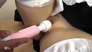 she obeys her master's every command in this asian narrative