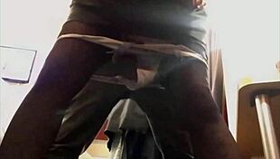 white slut in satin dress doggy style blowjob and rimming