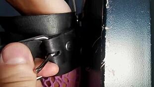 Nuria Millán endures dungeon anal, pissing, puke, slapping, and rimming