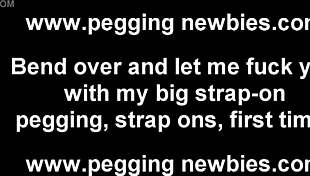 You'll love the feel of my big black strapon teasing you.