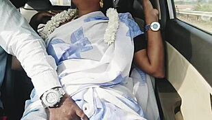 beautiful bhabi fucks husband's brother in car with telugu dirty talks