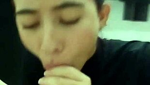 hot guy lets stepsister in for oral sex until he cums in her mouth