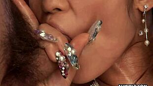 Japanese lady riana saotome got gangbanged uncensored, feeling the intense banging and licking