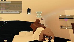 roblox porn blacked threesome anal