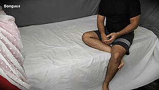 Stepsister's friend visits and things heat up