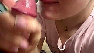 Stepsister's Face Covered In Cum