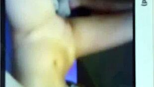 French slut Fanny toys wildly on webcam!