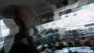 Pawg Stella sucks in car and fucks in motel