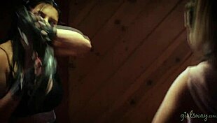 Wild Lesbian Box Training Dillion Harper And Romi Rain