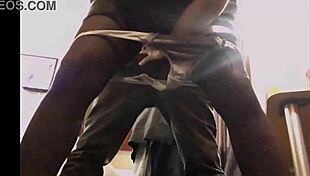 white slut in satin dress doggy style blowjob and rimming