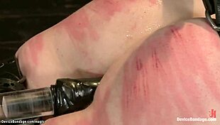 chained blindfolded slave vibrated