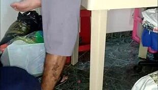 After seeing my sister's hot photos, she fucked me wildly.