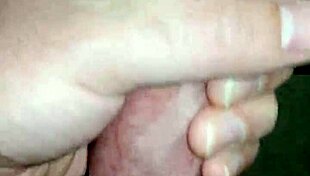 She indulges in solo self-pleasure