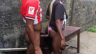 Intense Interracial Outdoor Hardcore Sex Action!