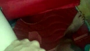 Skinny girl caresses pussy in shorts to orgasm