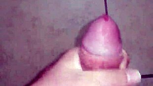 She indulges in solo self-pleasure