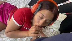 Stepsister fucked on phone