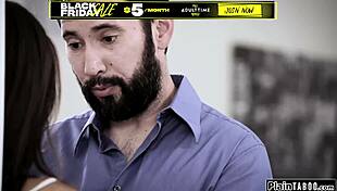 Perv stepdaddy bought me a big butt plug