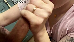 Stepsister's Face Covered In Cum